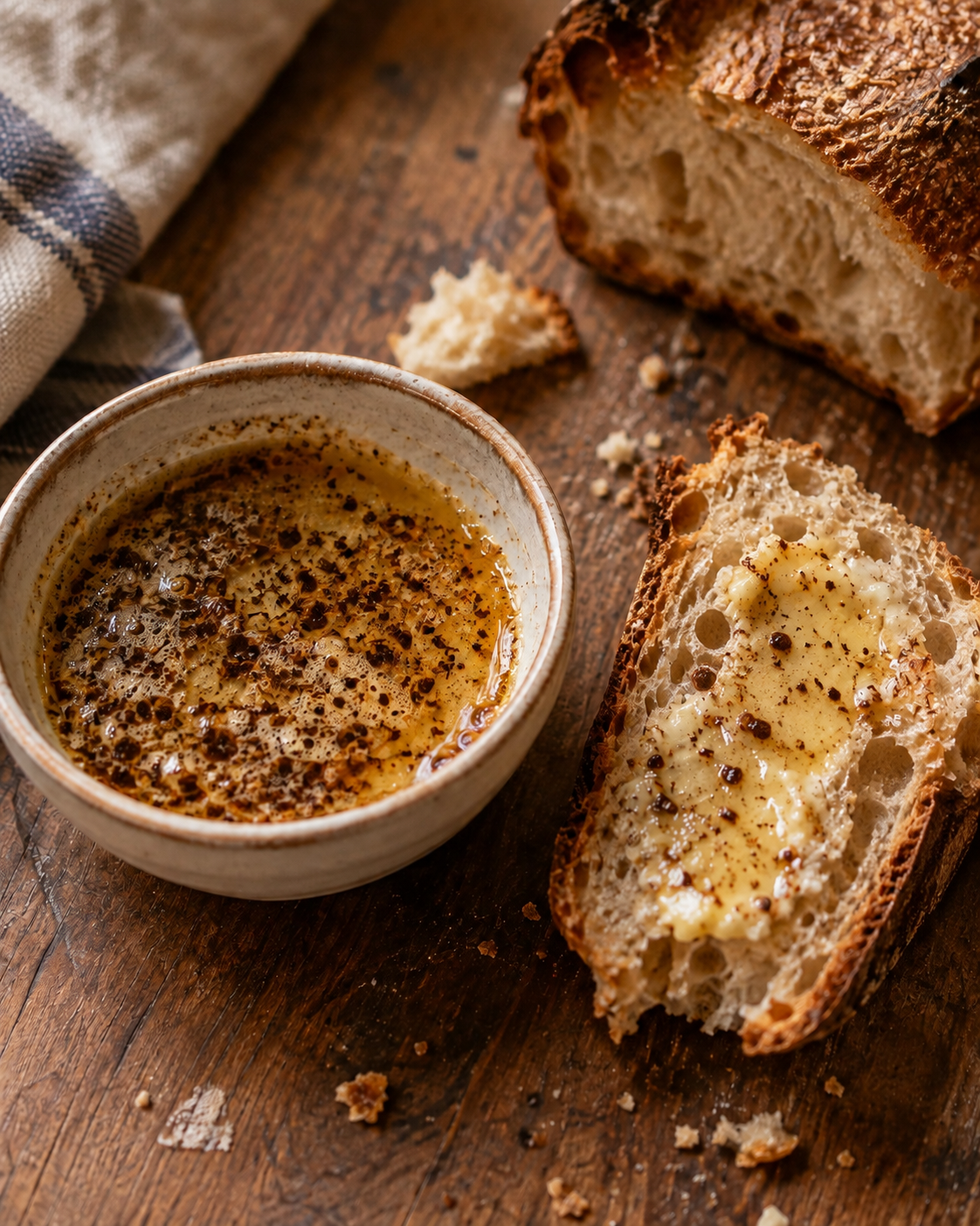 Brown Butter with toasted milk solids